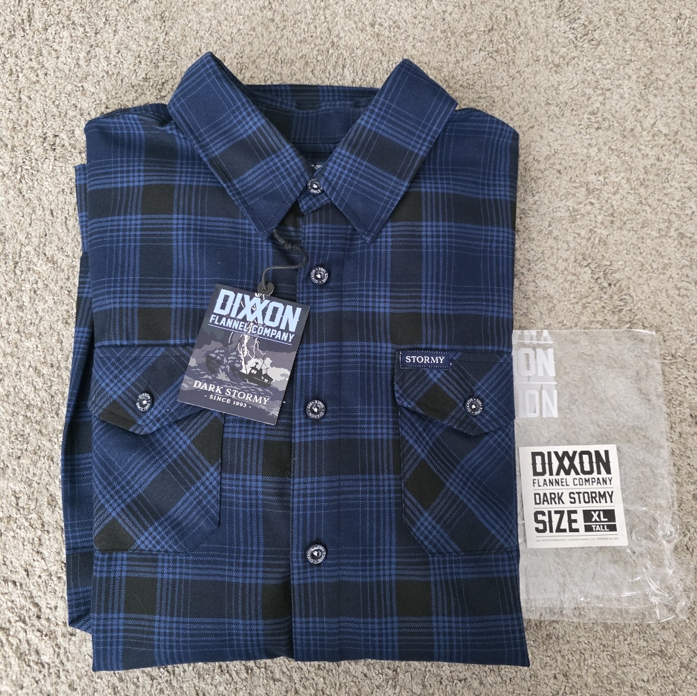 Dixxon Flannel Dark Stormy